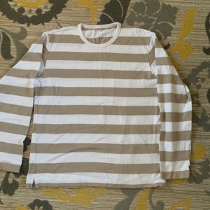 Uniqlo long sleeve striped shirt